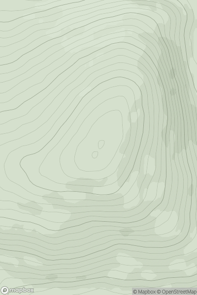 Thumbnail image for Craig Hill [The River Tweed to the English Border] [NT441337] showing contour plot for surrounding peak